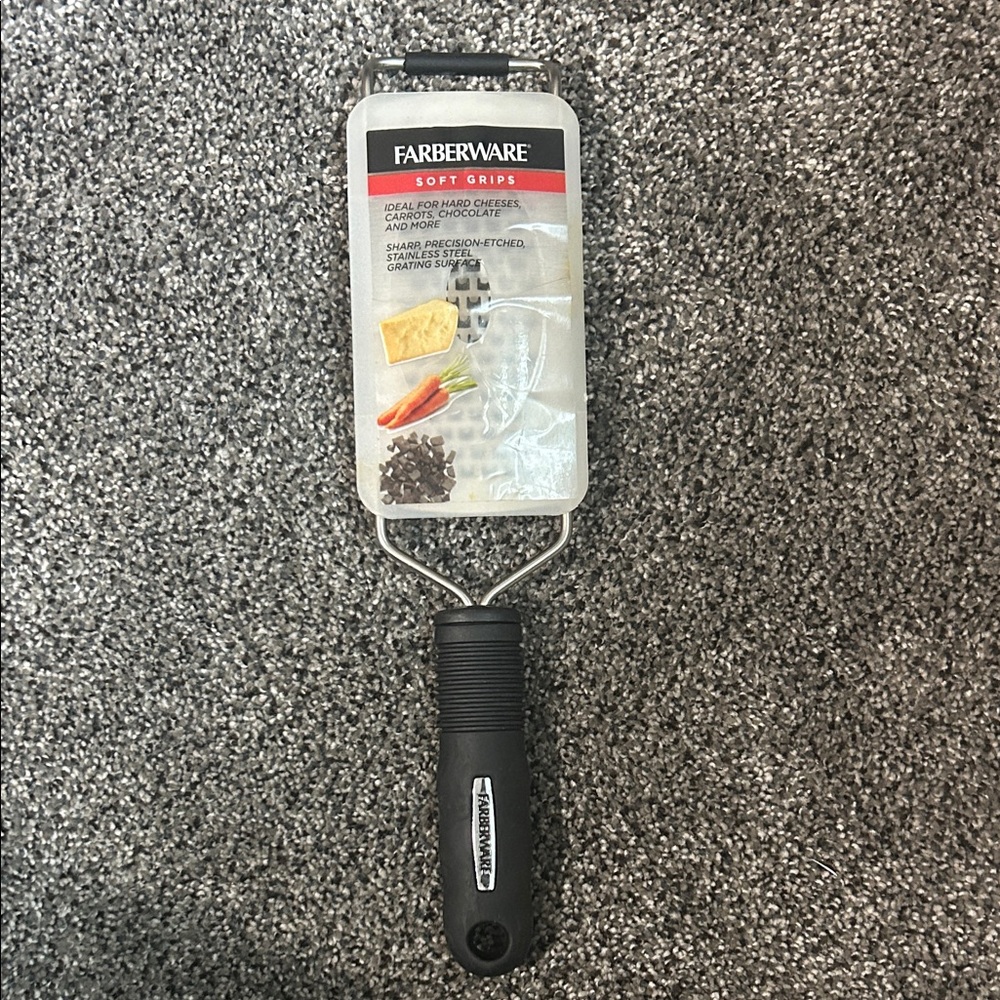 Farberware Black Soft Grip Cheese Grater
